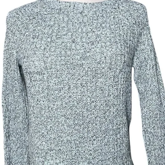 American Eagle XS Knit Sweater Fall Green Knitted Crop Tops Shirt Cottagecore AE - Picture 2 of 11